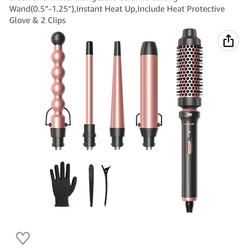 Curling and styling set by wavytalk
